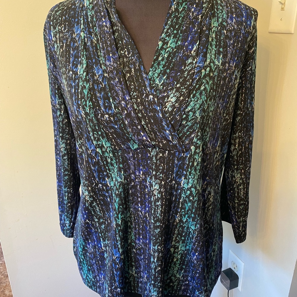 212 collection women’s pole overhead blouse large